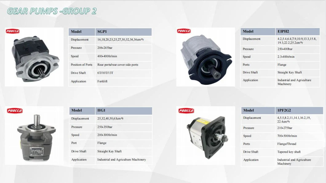 Alp3a Alp3a-D-66 Ghp2a Replace Marzocchi Hydraulic External Gear Pump