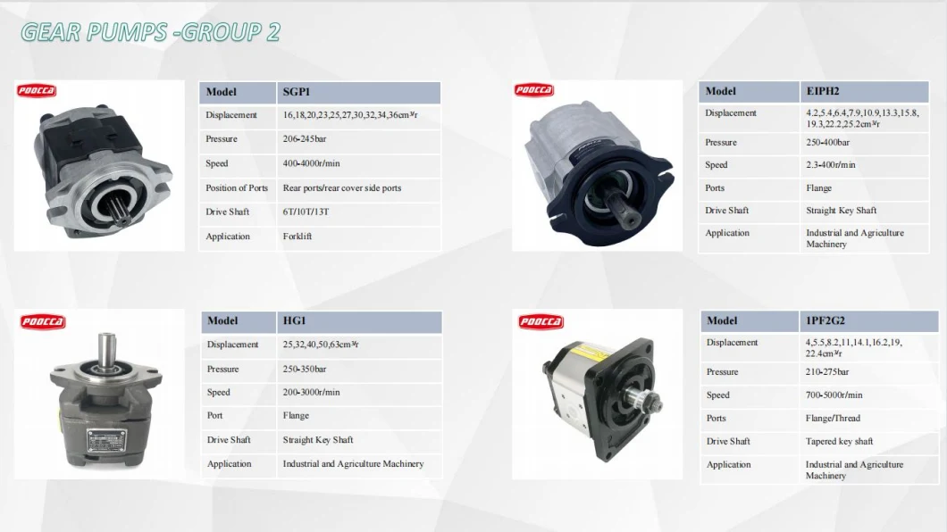 Hassle-Free After Sales Marzocchi Replacement Alp2a-D-37 Hydraulic External Gear Pump