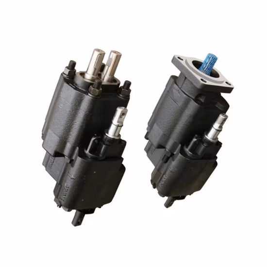 Pompa idraulica ad ingranaggi Parker C101 C102 con comando manuale