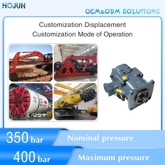 Pompa a pistoni assiali a cilindrata variabile della serie A11vo di Rexroth per il settore delle macchine